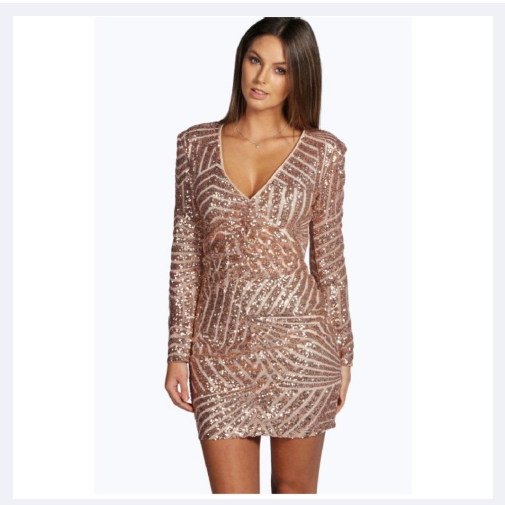 Boohoo Sequin dress
